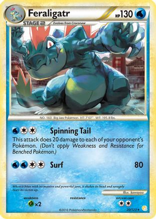Feraligatr (20) [HeartGold SoulSilver]
