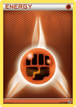 Fighting Energy (110) [Black and White] Reverse Holofoil