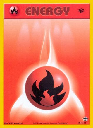 Fire Energy (107) [Neo Genesis] Unlimited