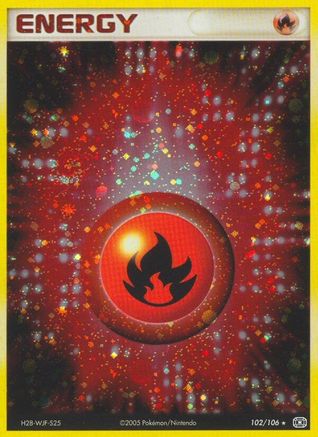 Fire Energy (102) [Emerald] Holofoil