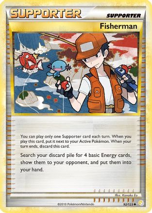 Fisherman (92) [HeartGold SoulSilver] Reverse Holofoil