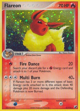 Flareon (5) [Unseen Forces] Holofoil