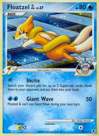 Floatzel GL (4) [Rising Rivals] Reverse Holofoil
