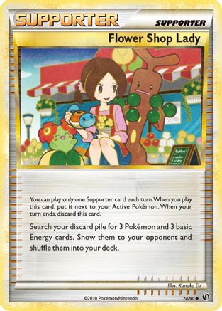 Flower Shop Lady (74) [Undaunted] Reverse Holofoil