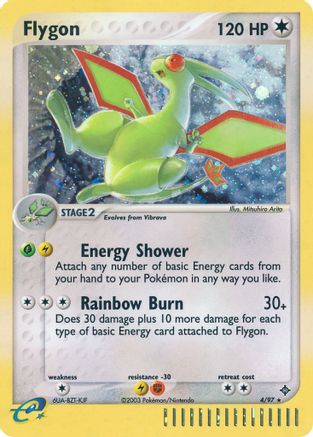 Flygon - 4/97 (4) [Dragon] Holofoil