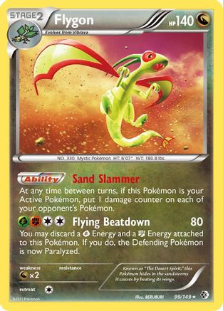Flygon (99) [Boundaries Crossed] Reverse Holofoil