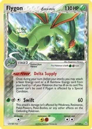 Flygon (Delta Species) (7) [Holon Phantoms] Reverse Holofoil