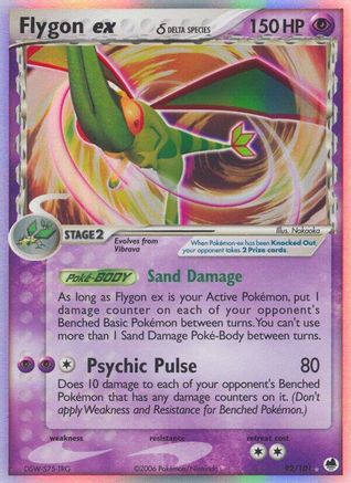 Flygon ex (Delta Species) (92) [Dragon Frontiers] Holofoil
