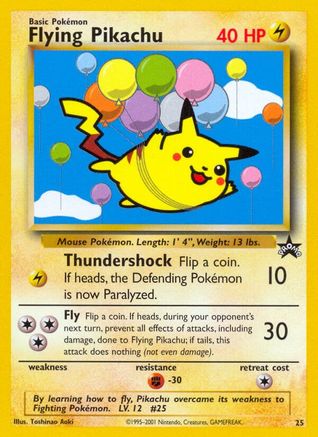 Flying Pikachu (25) [WoTC Promo]