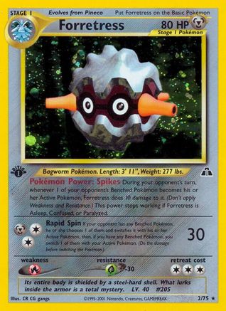 Forretress (2) (2) [Neo Discovery] Unlimited Holofoil