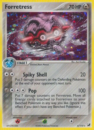 Forretress (6) [Unseen Forces] Holofoil