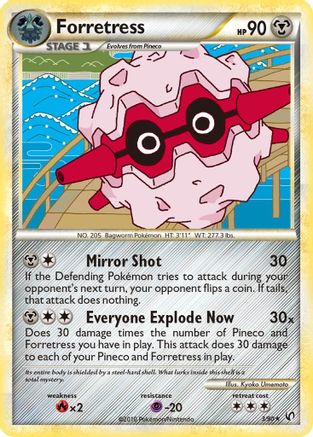 Forretress (3) (3) [Undaunted] Reverse Holofoil