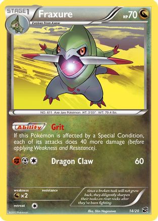 Fraxure (14) (14) [Dragon Vault] Holofoil