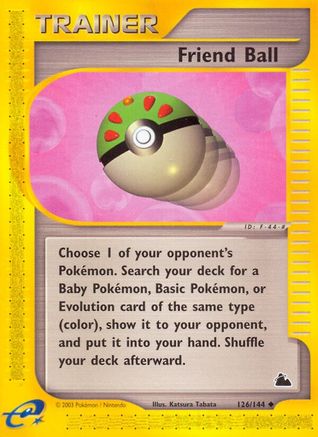 Friend Ball (126) [Skyridge] Reverse Holofoil
