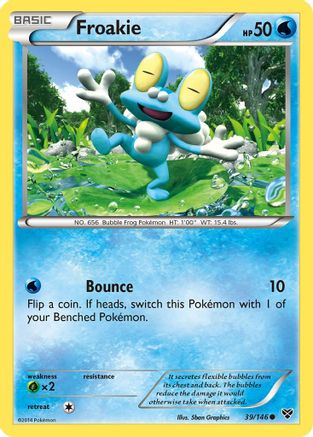 Froakie (39) [XY Base Set] Reverse Holofoil