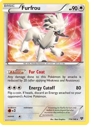 Furfrou (114) [XY Base Set] Reverse Holofoil