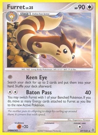 Furret (27) [Secret Wonders] Reverse Holofoil