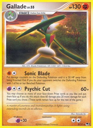 Gallade (2) [POP Series 7] Holofoil