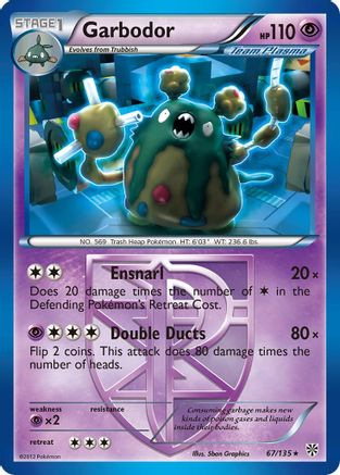 Garbodor (Team Plasma) (67) (67) [Plasma Storm] Reverse Holofoil