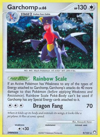 Garchomp (9) [Mysterious Treasures] Holofoil