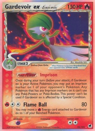 Gardevoir ex (Delta Species) (93) [Dragon Frontiers] Holofoil