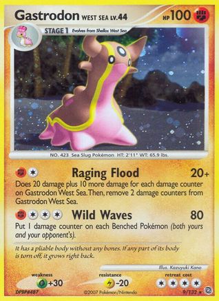 Gastrodon West Sea (9) [Secret Wonders] Reverse Holofoil