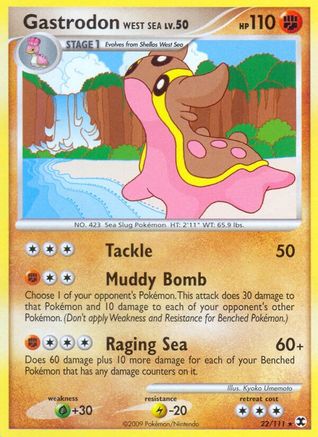 Gastrodon West Sea (22) [Rising Rivals] Reverse Holofoil