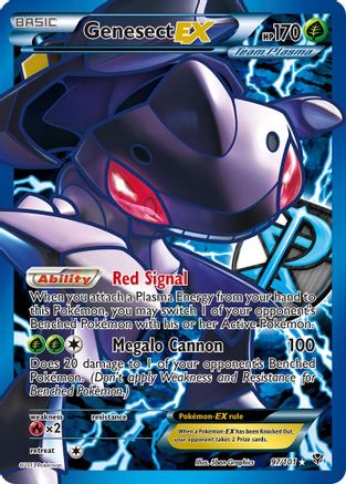 Genesect EX (Team Plasma) (97 Full Art) (97) [Plasma Blast] Holofoil