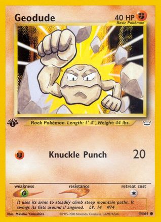 Geodude (44) [Neo Revelation] 1st Edition