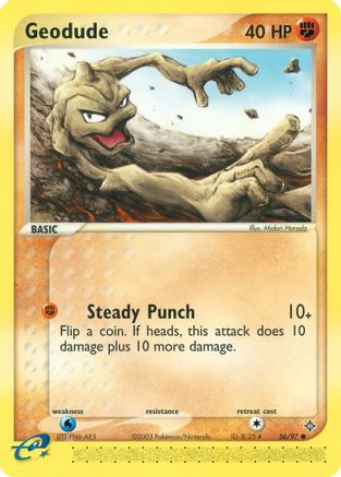 Geodude - 56/97 (56) [Dragon] Reverse Holofoil