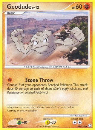 Geodude (84) [Mysterious Treasures] Reverse Holofoil