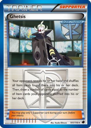 Ghetsis (Team Plasma) (101) [Plasma Freeze] Holofoil