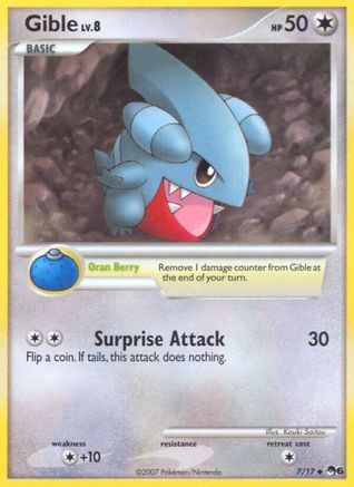 Gible (7) [POP Series 6] Holofoil