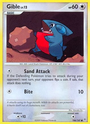 Gible (106) [Supreme Victors] Reverse Holofoil