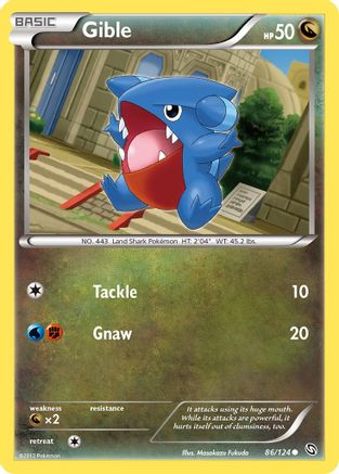 Gible (86) (86) [Dragons Exalted] Reverse Holofoil