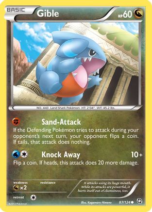 Gible (87) (87) [Dragons Exalted] Reverse Holofoil
