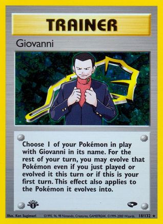 Giovanni (18) (18) [Gym Challenge] Unlimited Holofoil