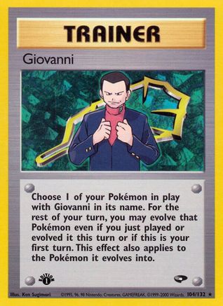 Giovanni (104) (104) [Gym Challenge] 1st Edition