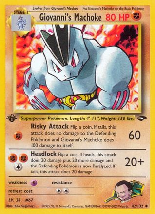 Giovanni's Machoke (42) [Gym Challenge] Unlimited