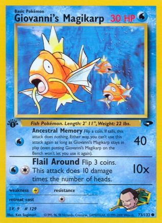 Giovanni's Magikarp (73) [Gym Challenge] Unlimited