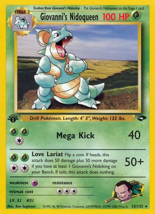 Giovanni's Nidoqueen (23) [Gym Challenge] Unlimited