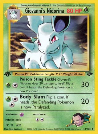 Giovanni's Nidorina (44) [Gym Challenge] Unlimited