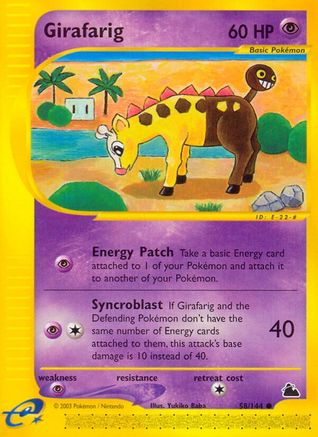 Girafarig (58) [Skyridge]