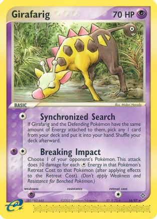 Girafarig (16) [Dragon]