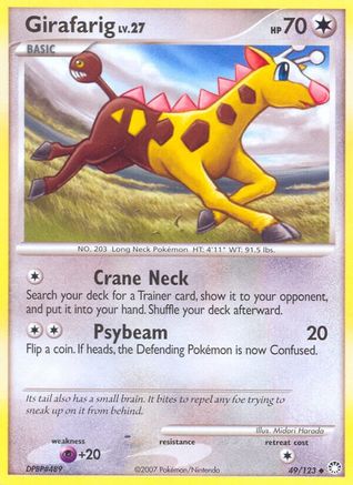 Girafarig (49) [Mysterious Treasures] Reverse Holofoil