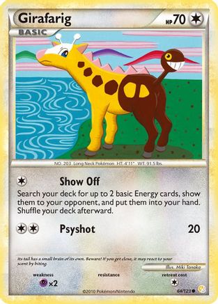 Girafarig (64) [HeartGold SoulSilver]