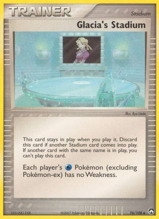 Glacia's Stadium (76) [Power Keepers] Reverse Holofoil