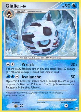 Glalie (18) [Arceus] Reverse Holofoil
