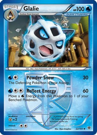 Glalie (Team Plasma) (22) [Plasma Blast]