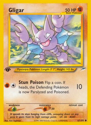 Gligar (67) [Neo Destiny] 1st Edition
